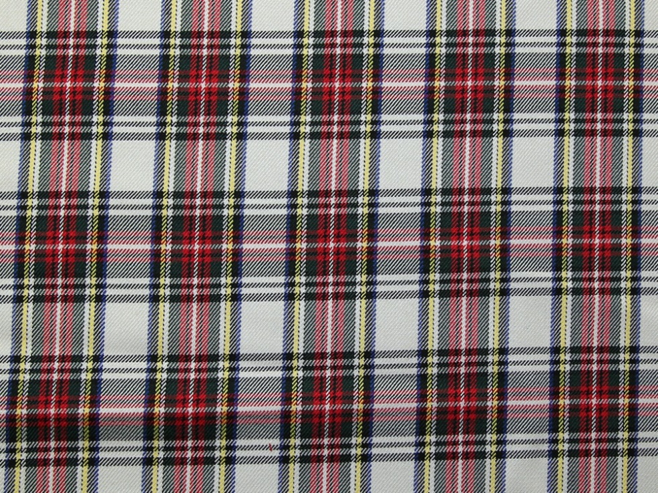 Twill Suiting Fabric Cream Multi