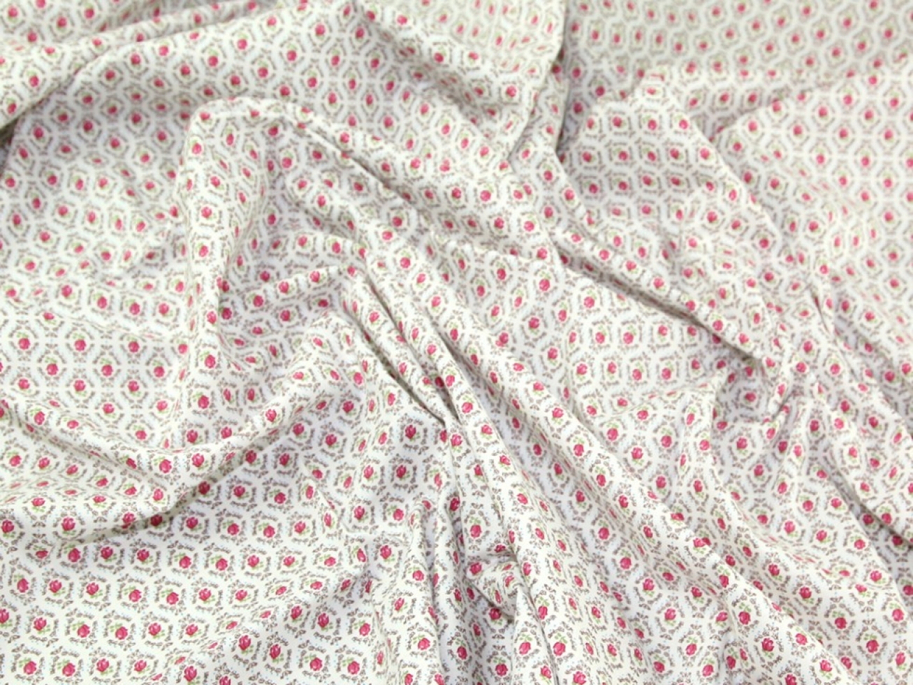 Cotton Lawn Fabric Pink