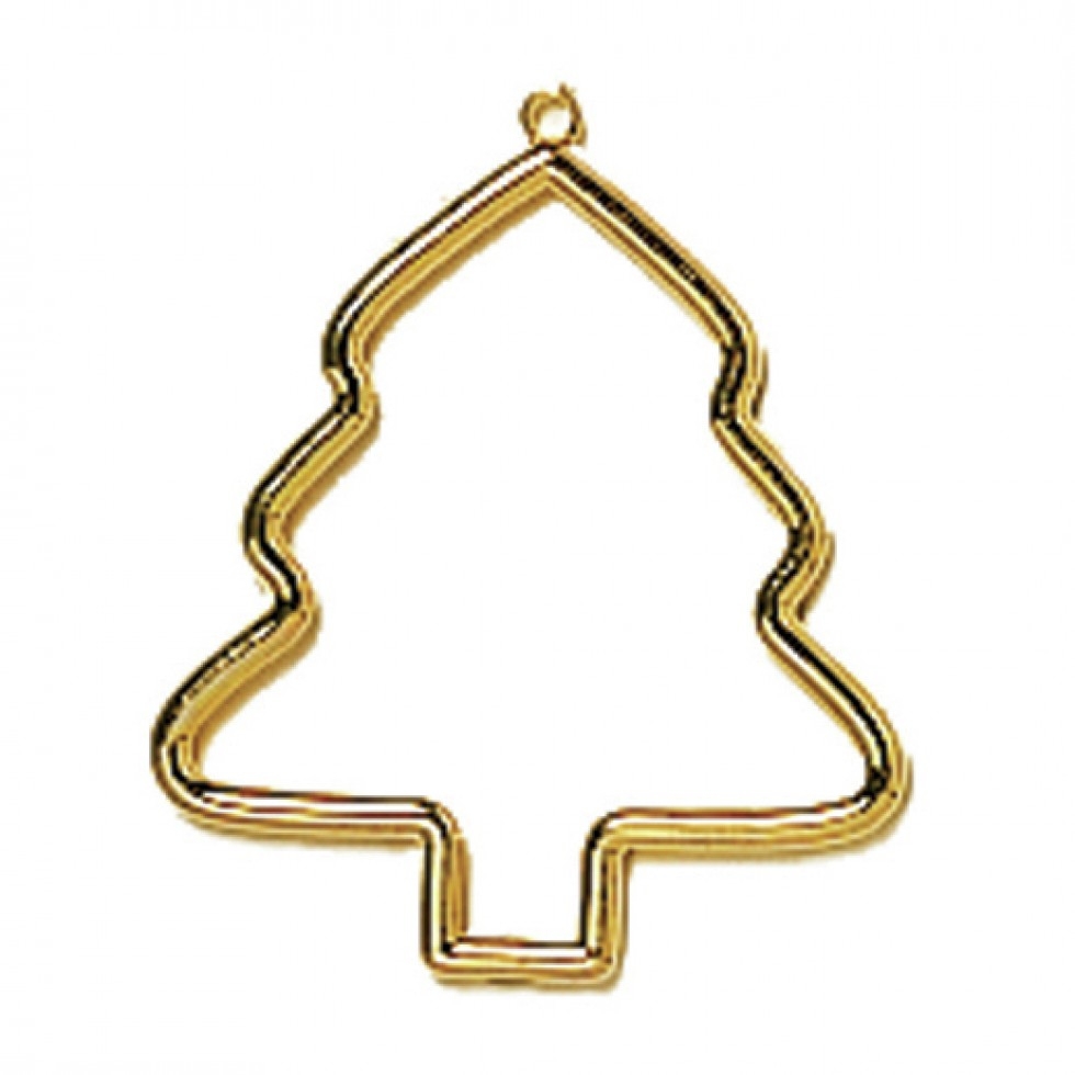 Vervaco Christmas Tree Cross Stitch Frames Gold