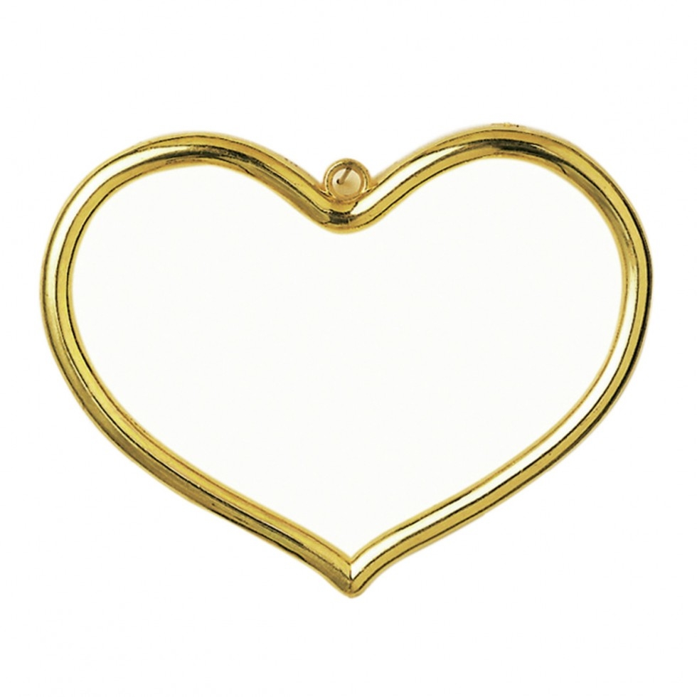 Vervaco Heart Cross Stitch Frames Gold