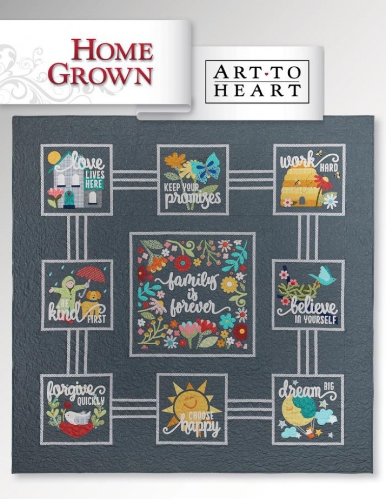 Art To Heart Quilting Book Home Grown