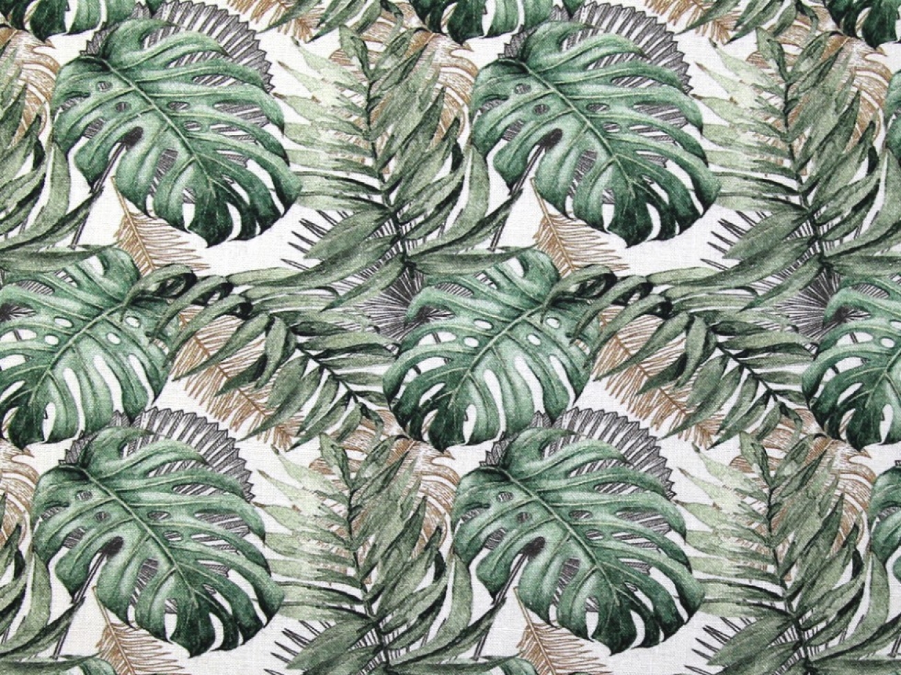 Stof France 100% Cotton Fabric Green