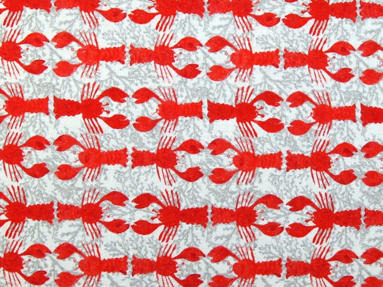 Stof France 100% Cotton Fabric Orange