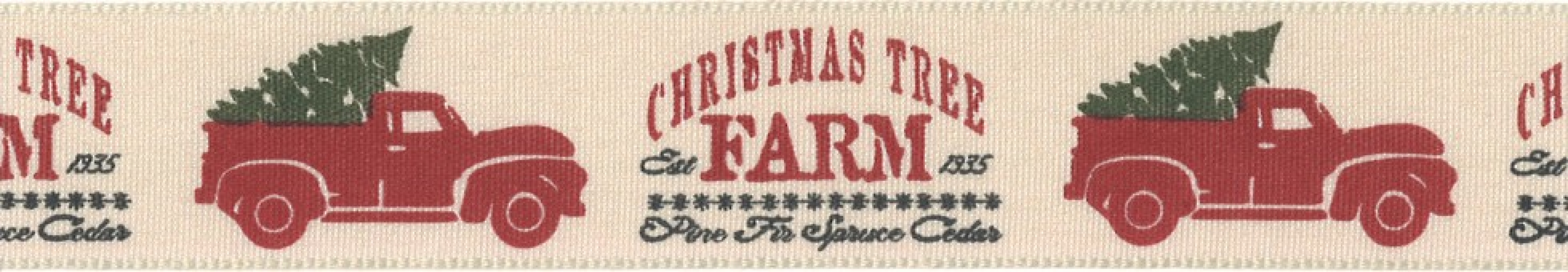Berisfords Farm Truck Ribbon Pumice