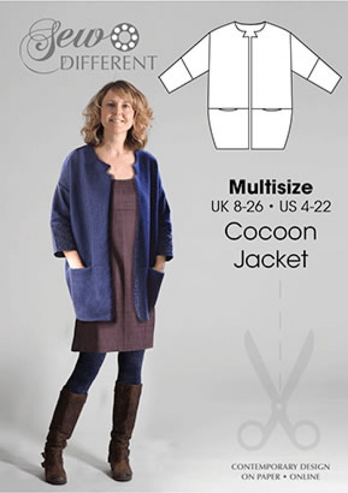 Sew Different Paper Sewing Pattern Cocoon Jacket