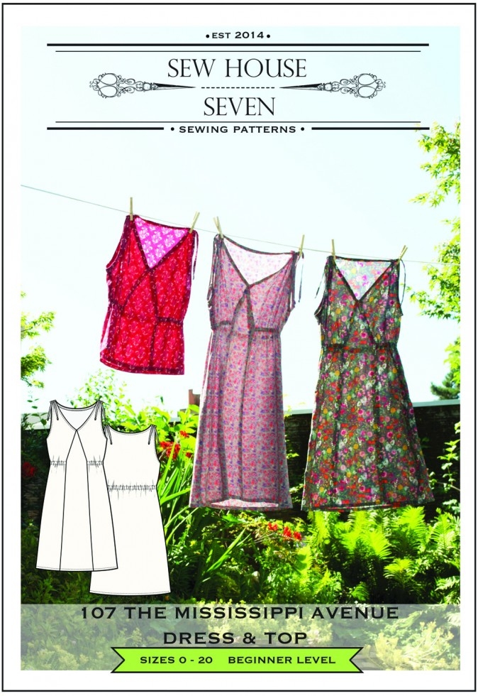 Sew House Seven Paper Sewing Pattern Mississippi Avenue Dress