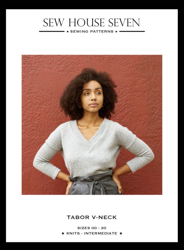Sew House Seven Paper Sewing Pattern Tabor V Neck Top