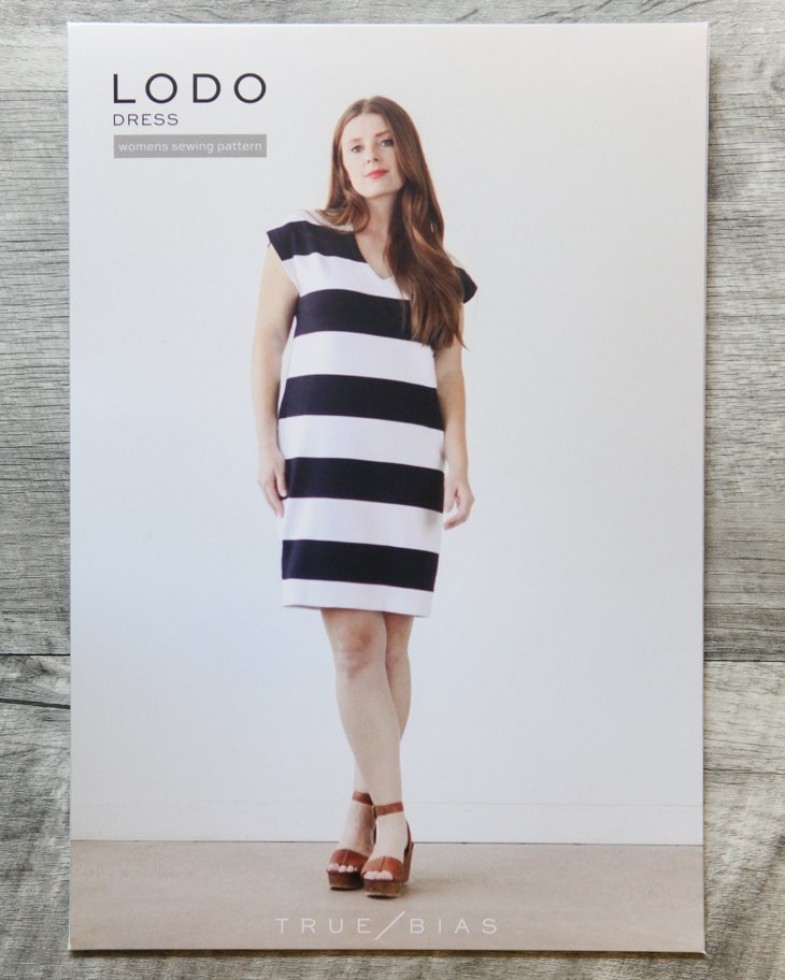True Bias Paper Sewing Pattern Lodo Dress