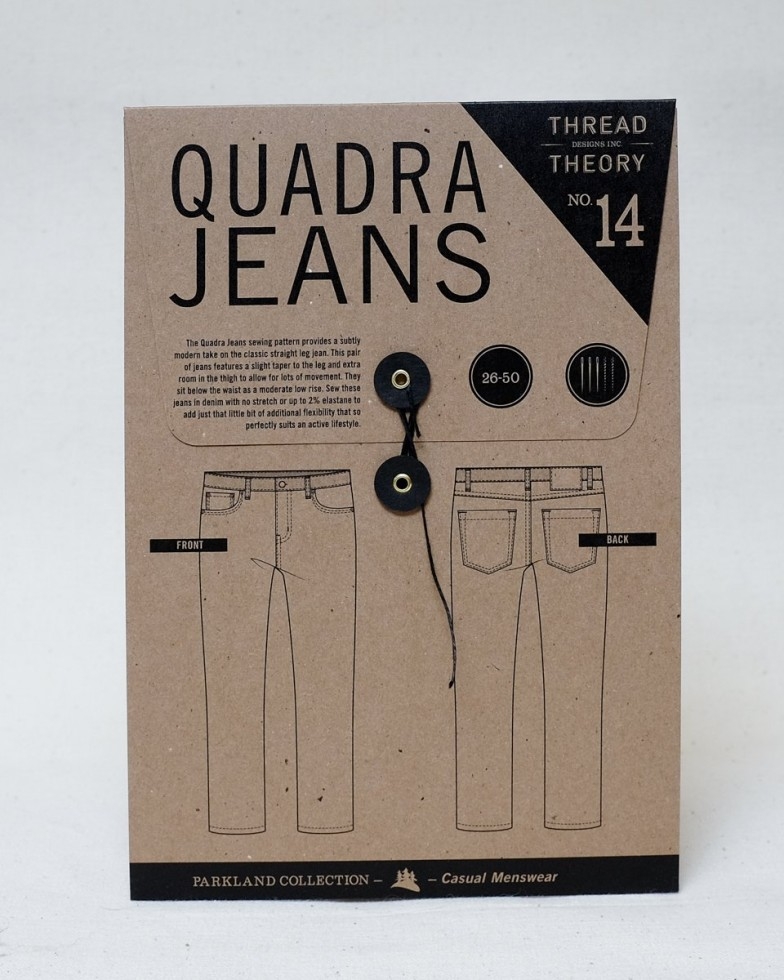Thread Theory Paper Sewing Pattern Quadra Jeans