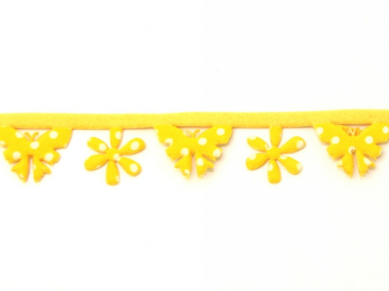 Butterfly Garland Ribbon Yellow