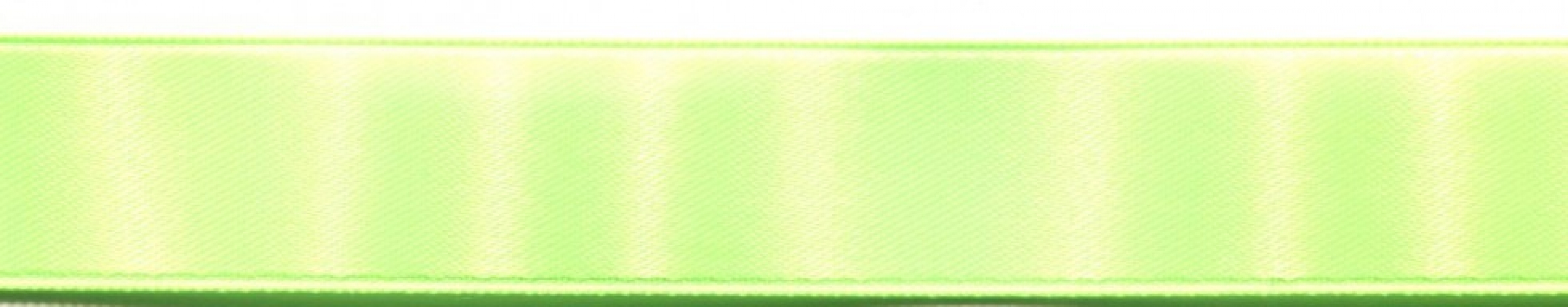 Double Sided Satin Ribbon Neon Green