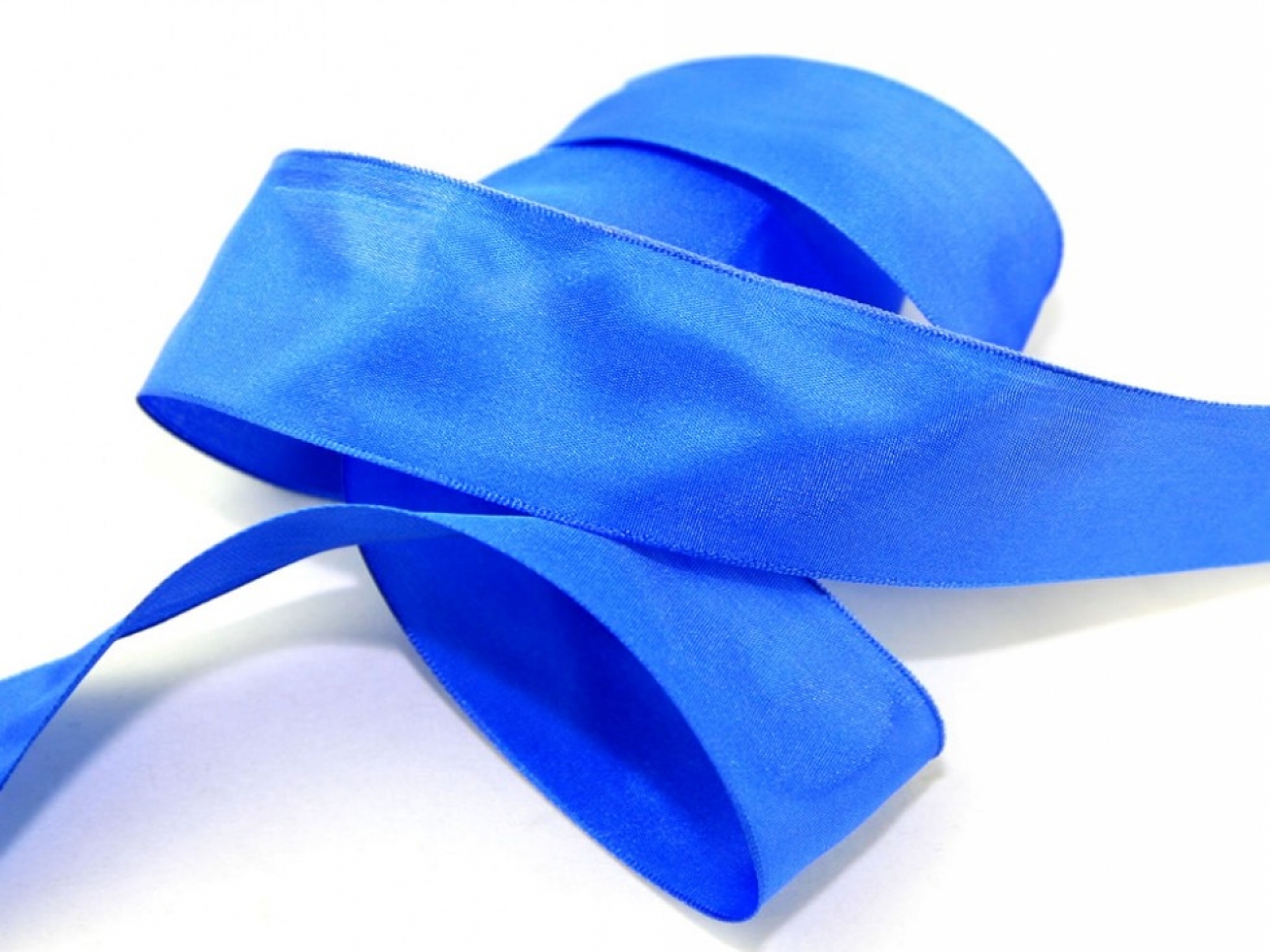 Wire Edge Taffeta Ribbon Royal Blue