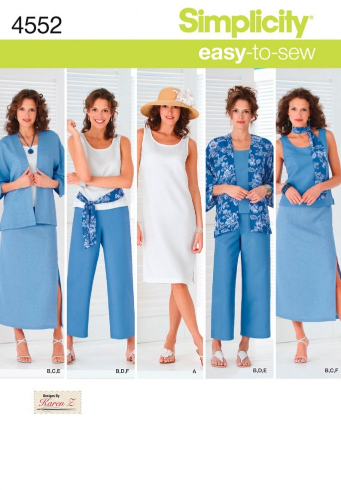 Simplicity Paper Sewing Pattern 4552
