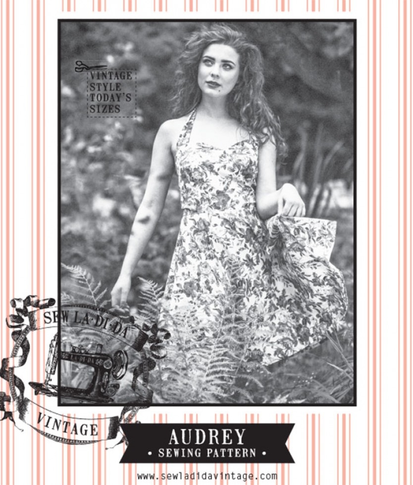 Sew La Di Da Vintage Paper Sewing Pattern Audrey Dress