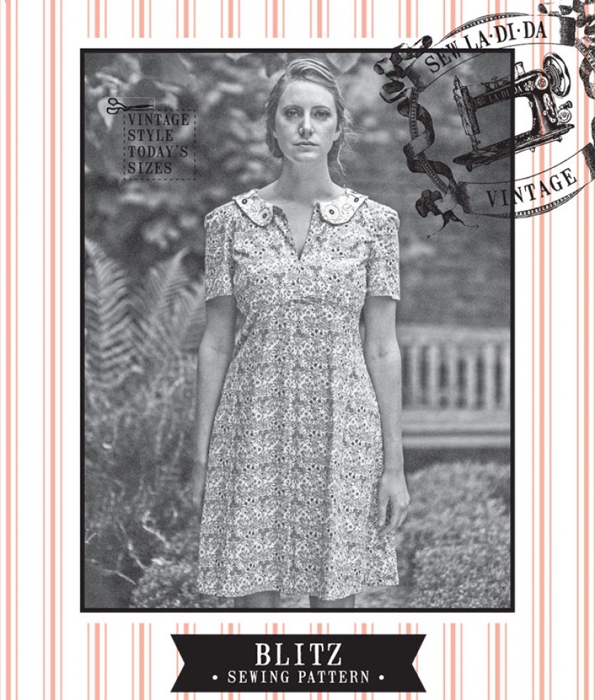 Sew La Di Da Vintage Paper Sewing Pattern Blitz Dress