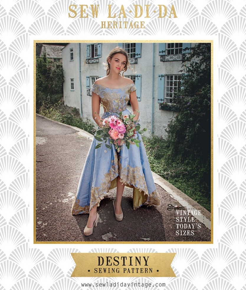 Sew La Di Da Vintage Paper Sewing Pattern Destiny Dress