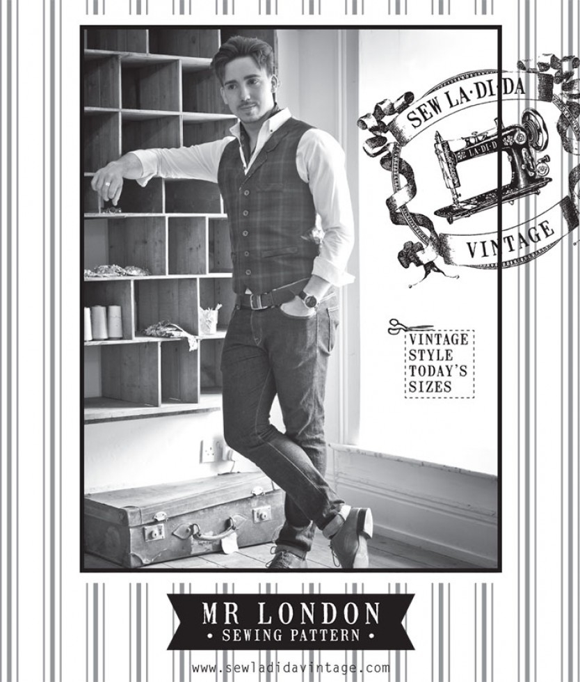 Sew La Di Da Vintage Paper Sewing Pattern Mr London Waistcoat
