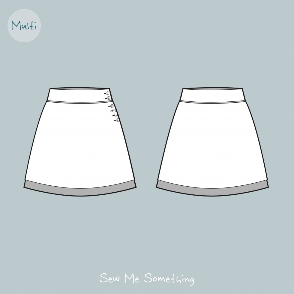Sew Me Something Paper Sewing Pattern Viola Skirt