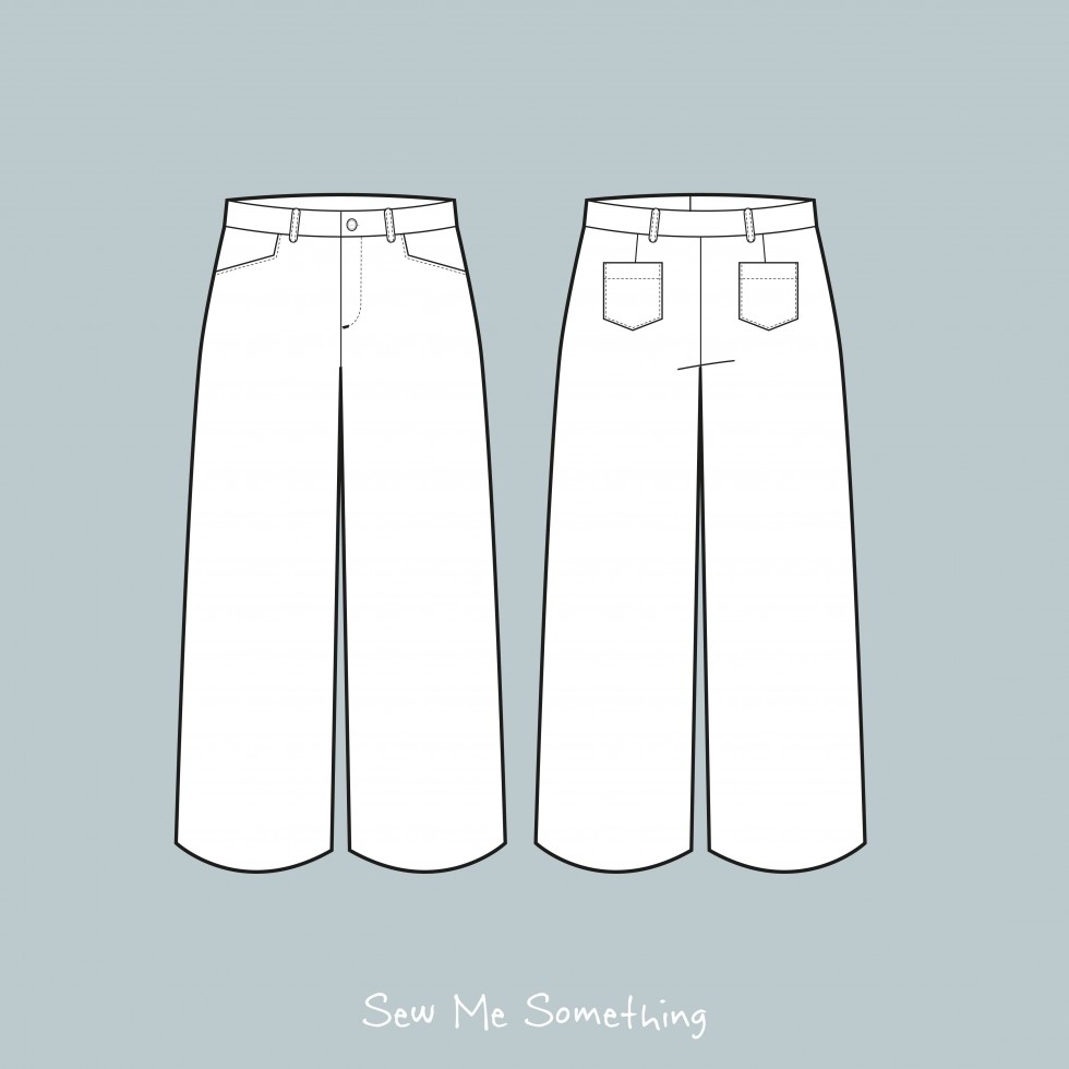 Sew Me Something Paper Sewing Pattern Portia Trousers