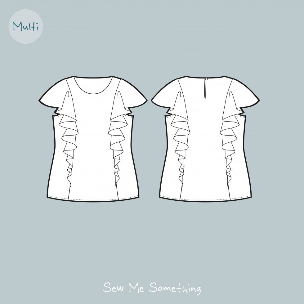 Sew Me Something Paper Sewing Pattern Iris Top