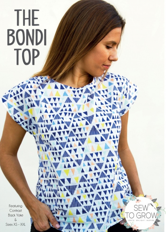 Sew To Grow Paper Sewing Pattern Bondi Top