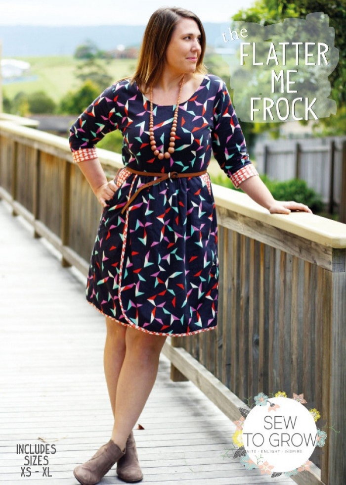 Sew To Grow Paper Sewing Pattern Flatter Me Frock