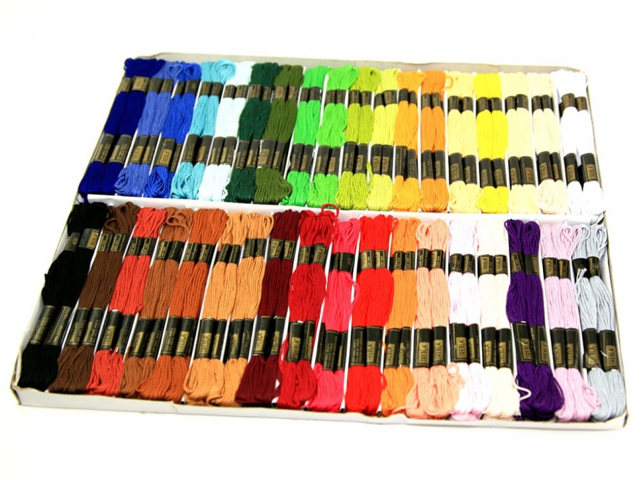 Trebla Embroidery Floss Thread 36 Assorted Colours