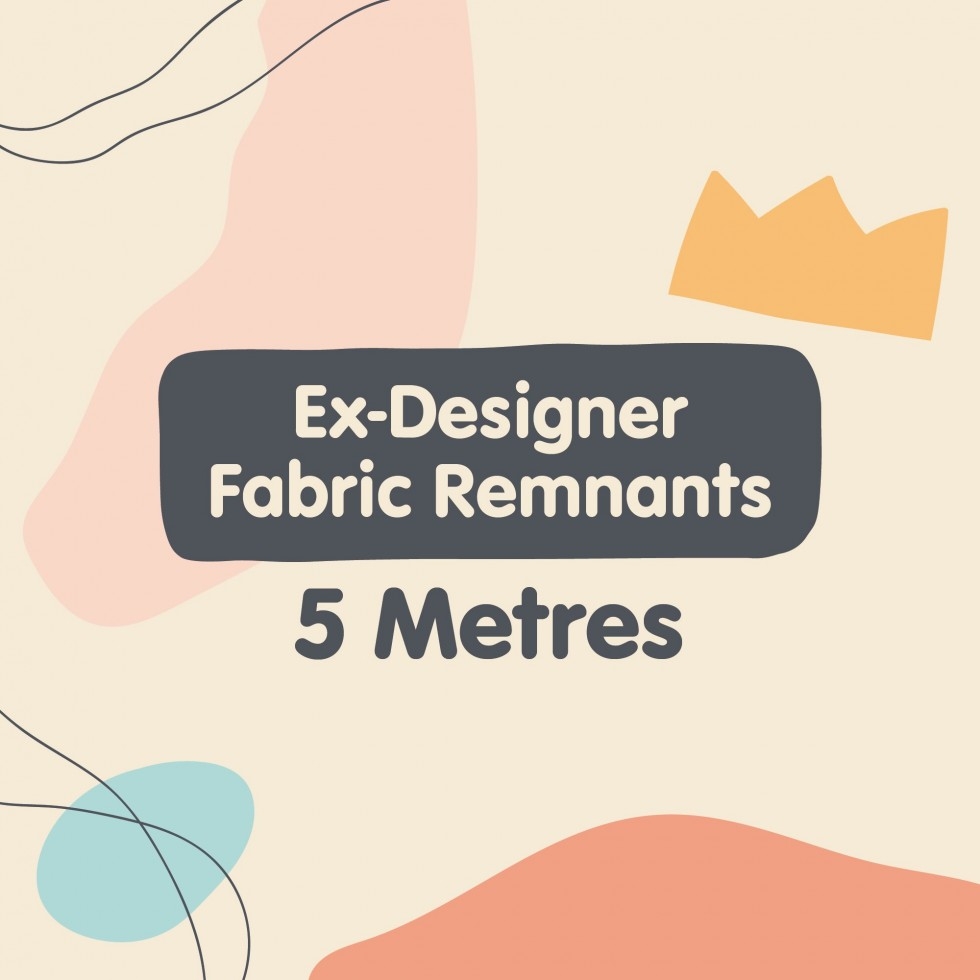 Fabric Remnants Ex Designer 5mt