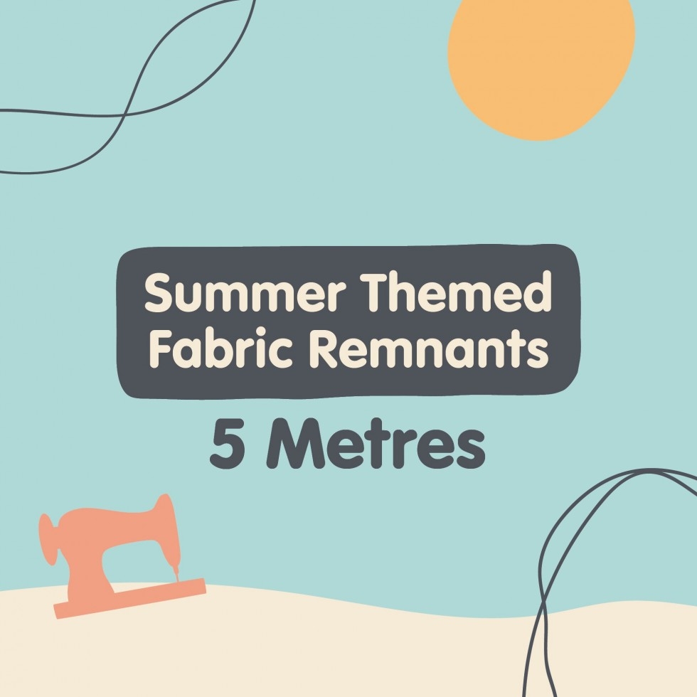 Fabric Remnants Summer 5mt