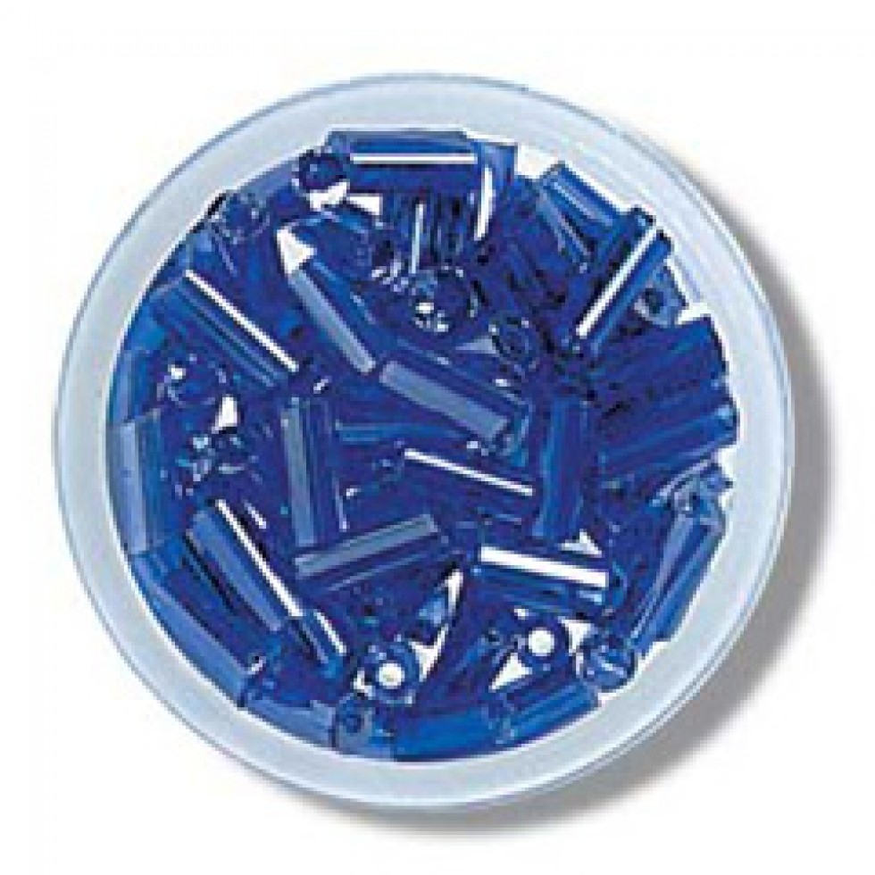 Trimits Glass Bugle Beads Purple
