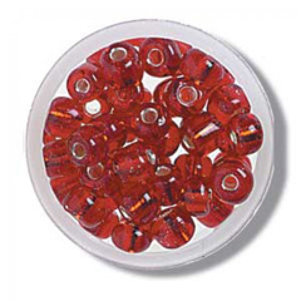 Trimits Glass E Beads Red