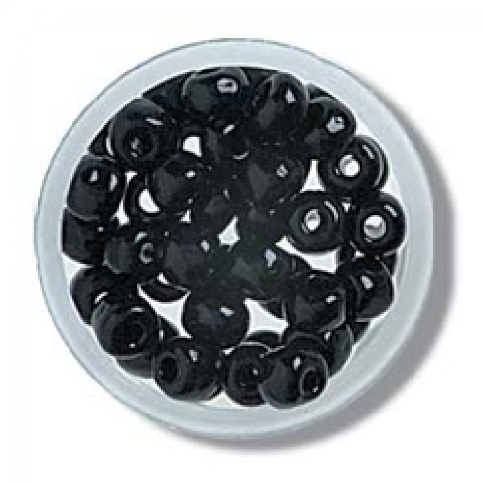 Trimits Glass E Beads Black