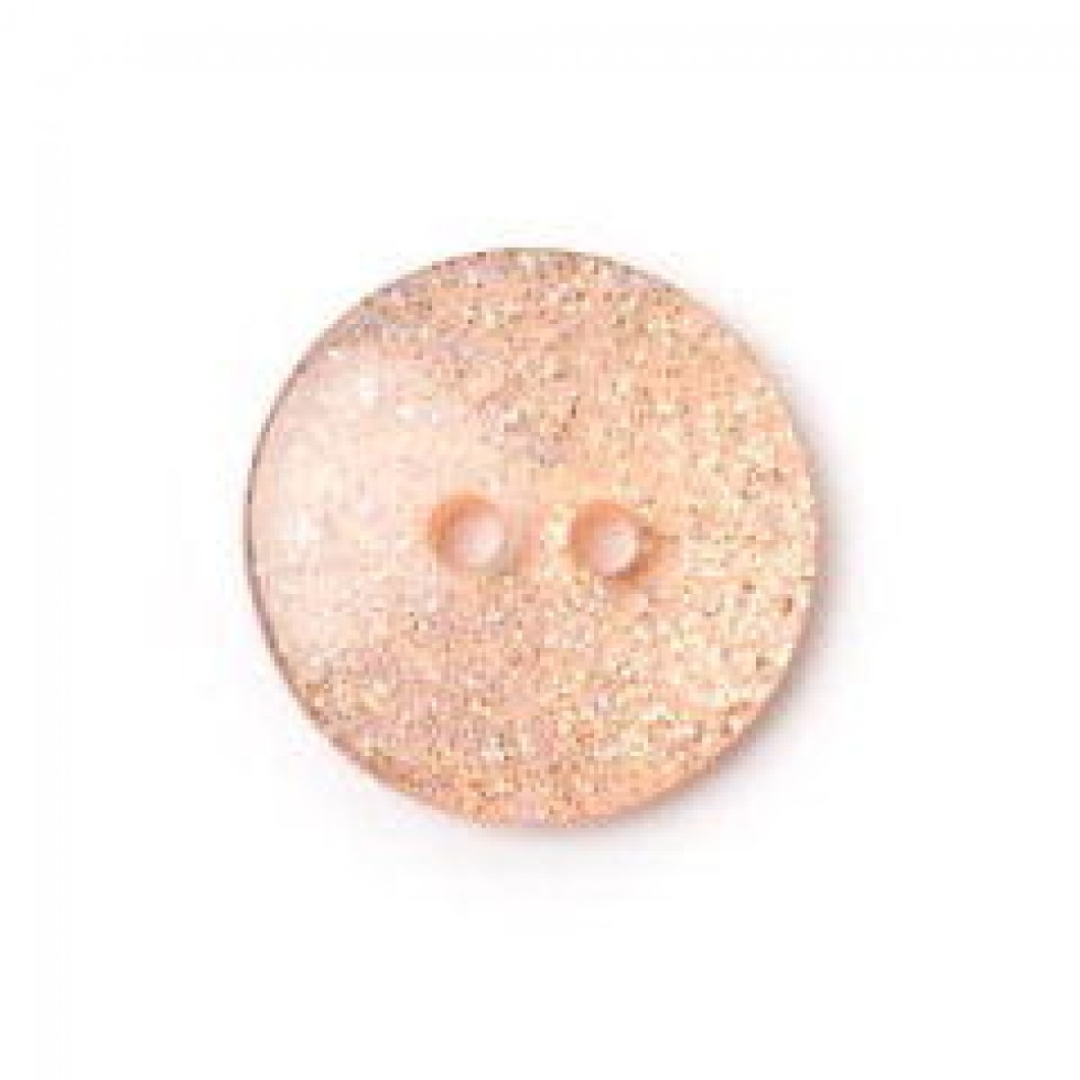 Crendon Round Glitter Buttons Brown
