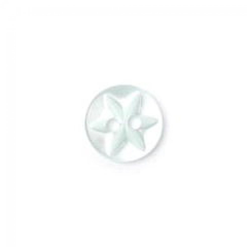 Crendon Star Engraved Baby Buttons Green
