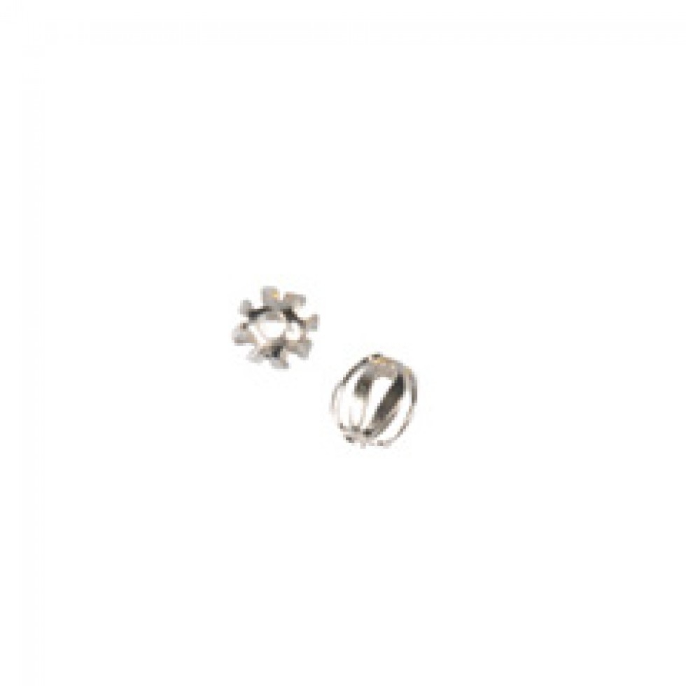 Trimits Oval Filigree Spacer Beads Silver