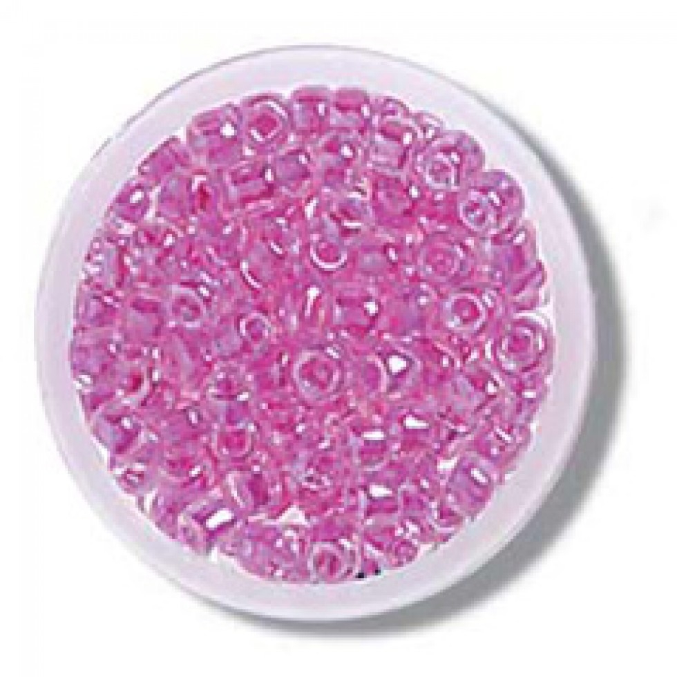 Trimits Glass Rocaille Beads Fuchsia