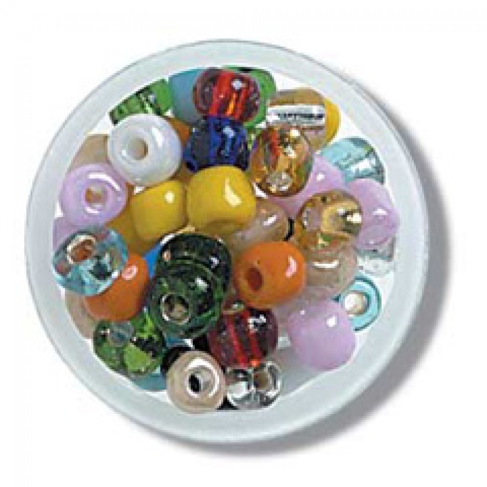 Trimits Glass E Beads Multi