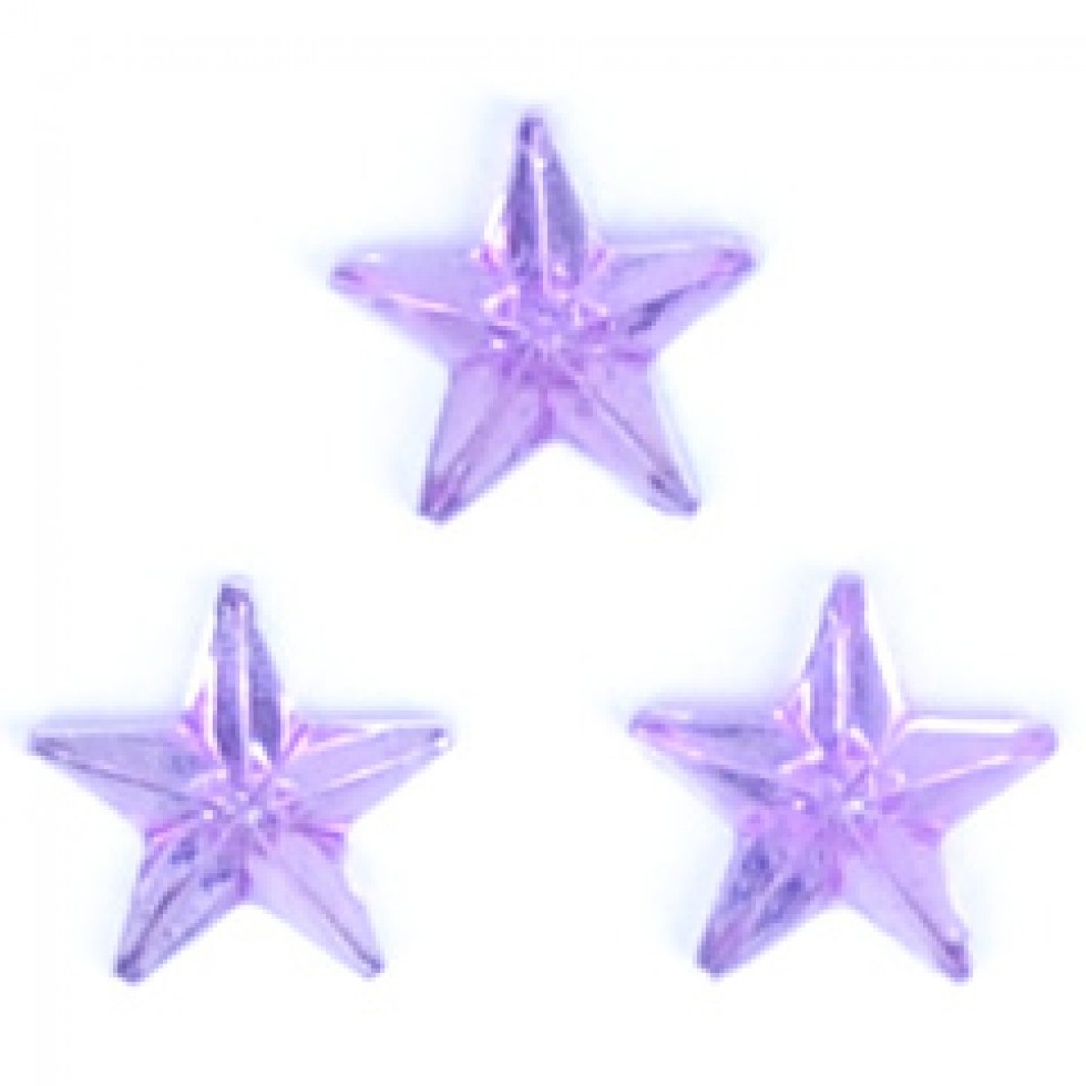 Trimits Star Stick On Diamantes Lilac