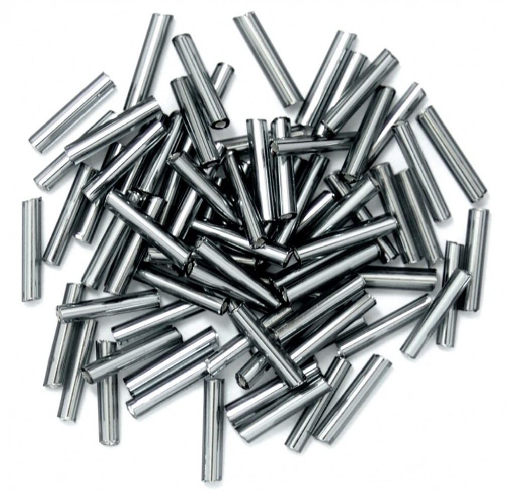 Craft Factory Glass Bugle Beads Metal