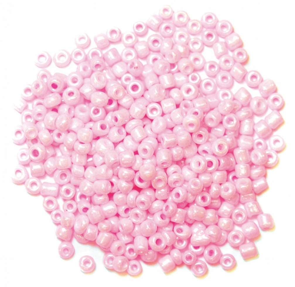 Craft Factory Glass Seed Beads Pink