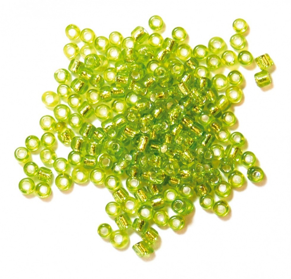 Craft Factory Rocailles Beads Lime Green