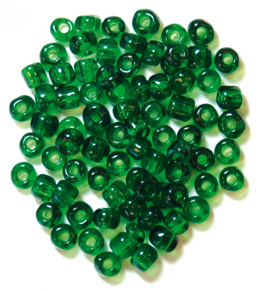 Craft Factory Glass E Beads Green