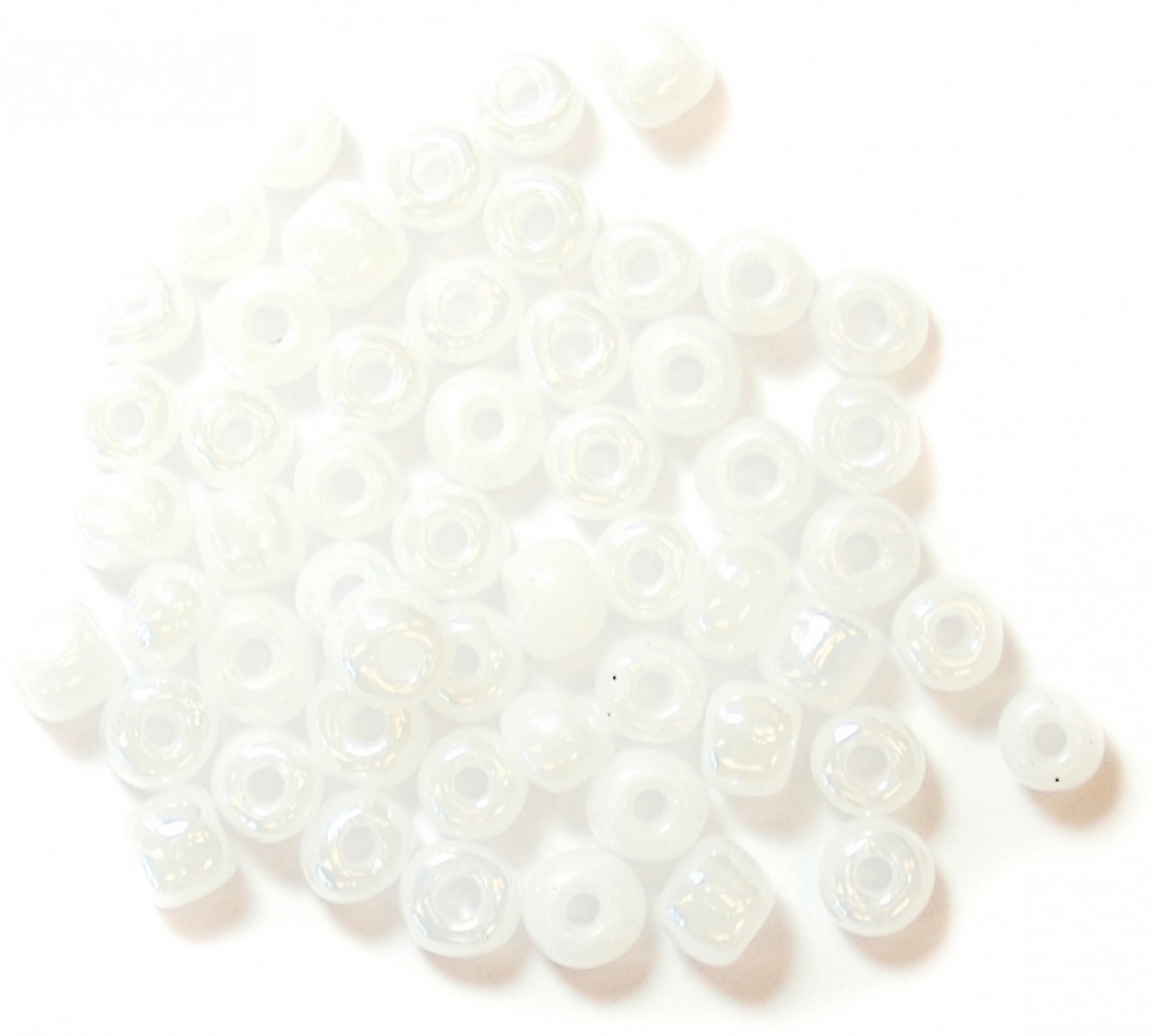 Craft Factory Glass E Beads Pearl
