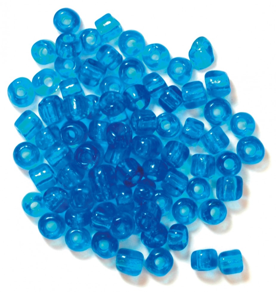 Craft Factory Glass E Beads Ice Blue