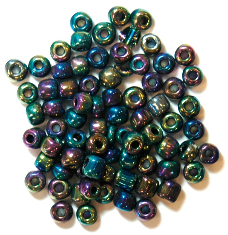 Craft Factory Glass E Beads Rainbow