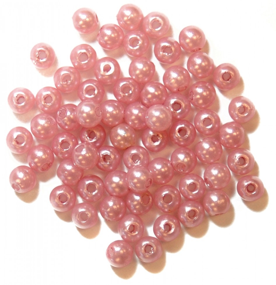 Craft Factory Round Pearl Beads Lilac