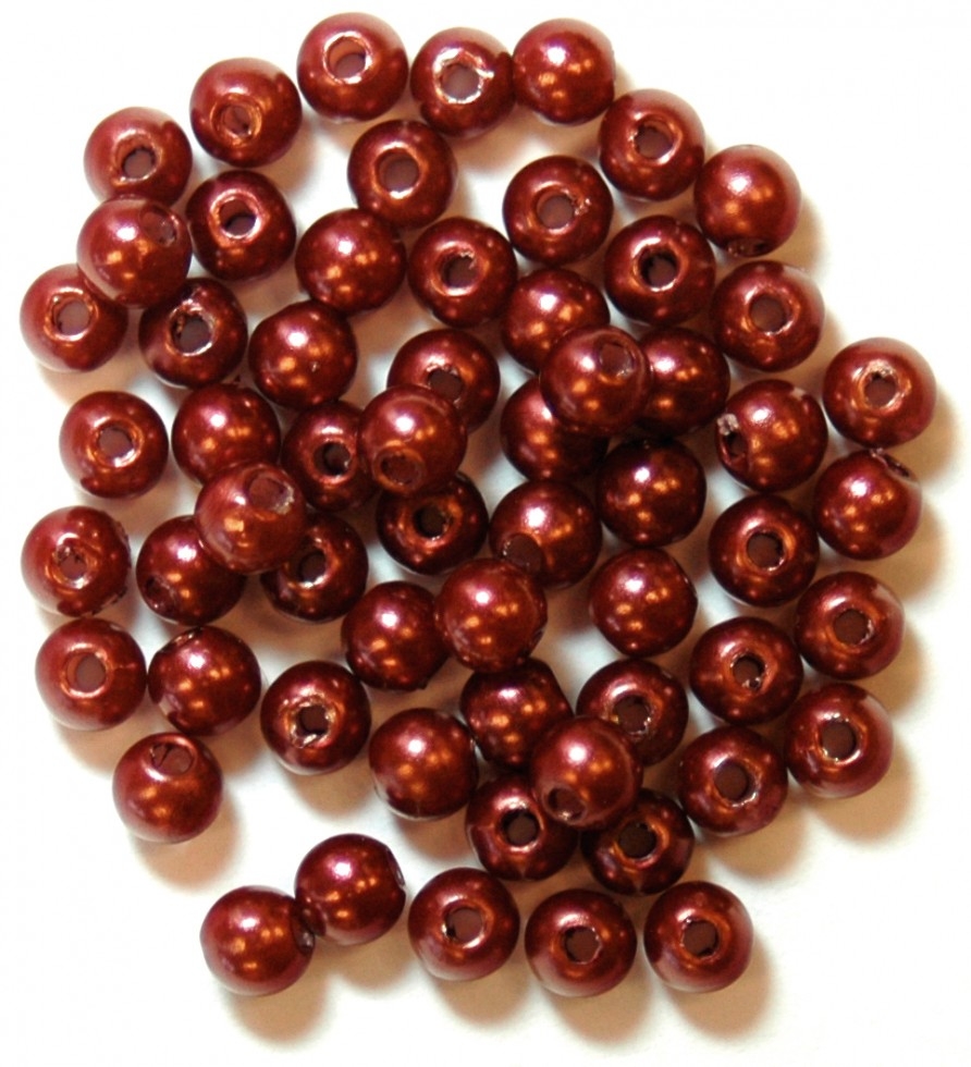 Craft Factory Round Pearl Beads Bronze