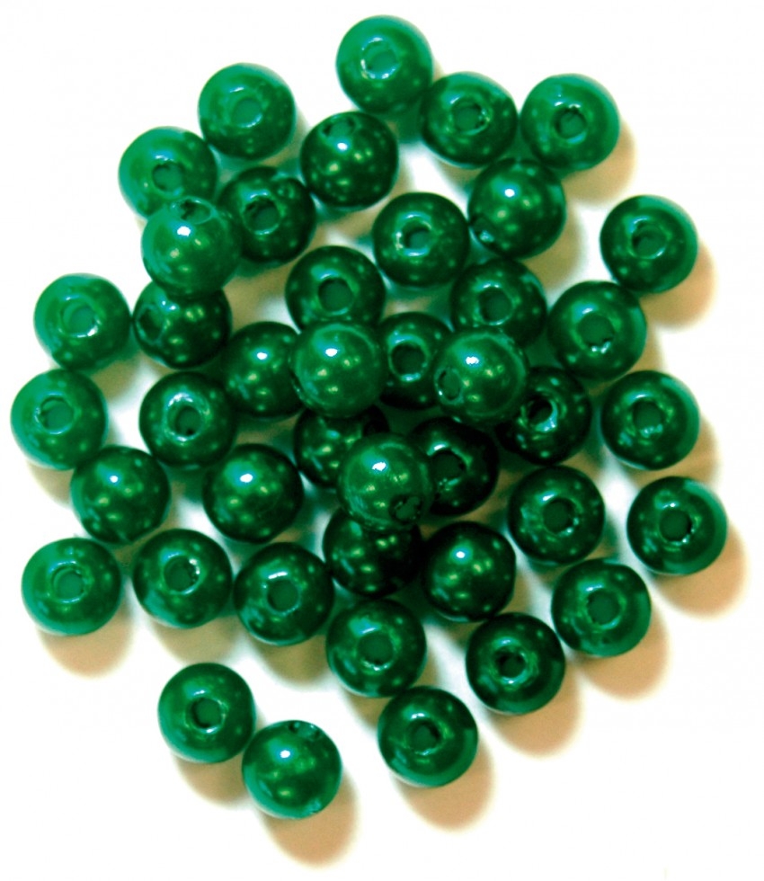 Craft Factory Round Pearl Beads Green