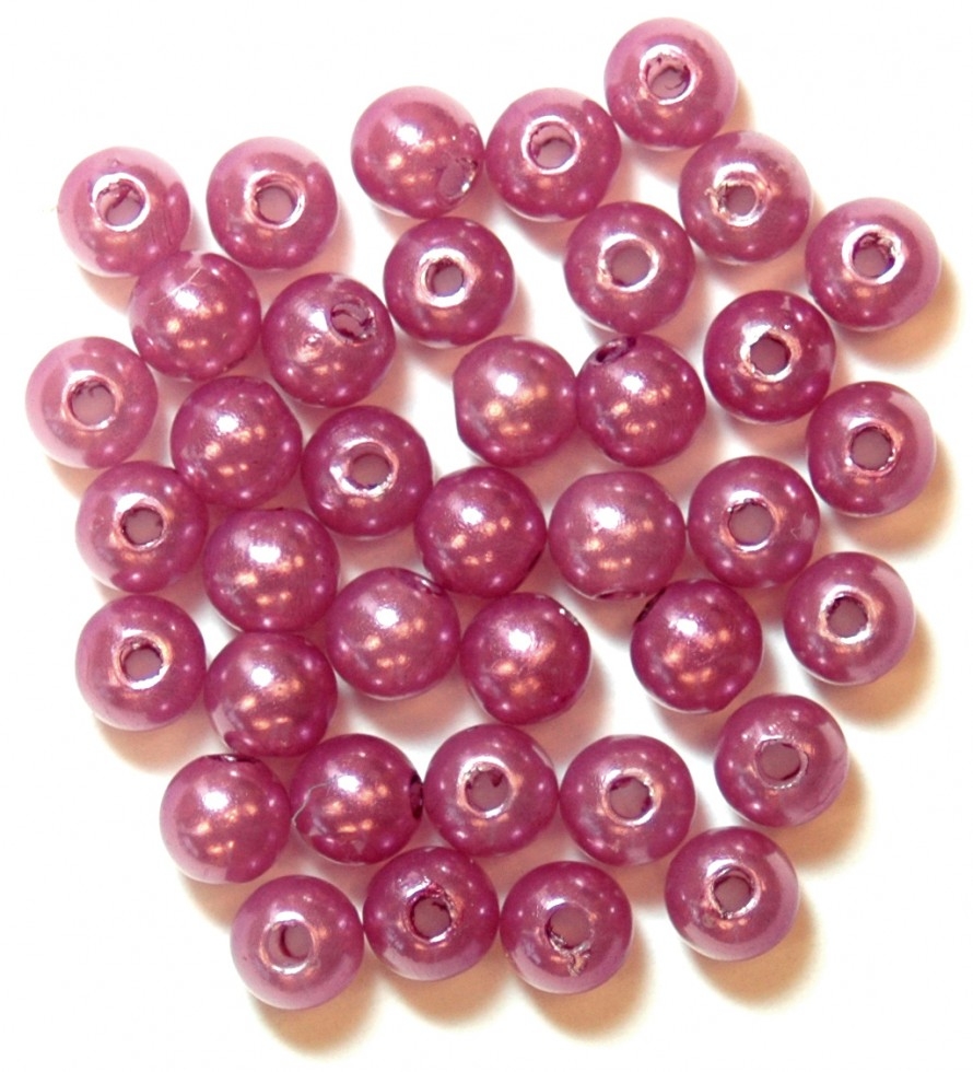 Craft Factory Round Pearl Beads Lavender
