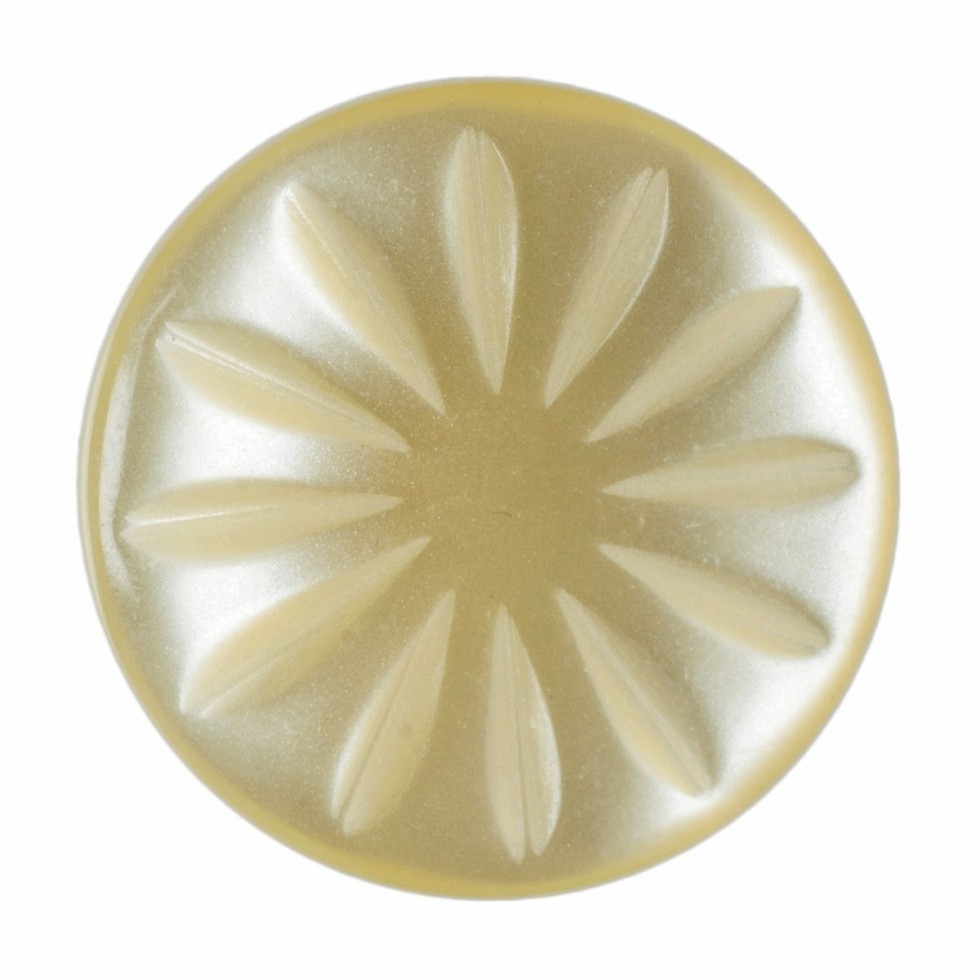 Hemline Round Shank Buttons Yellow